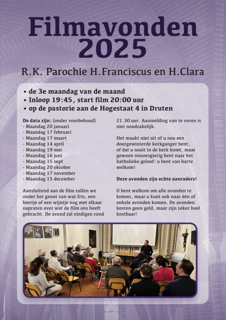 filmavonden parochie franciscus en clara druten zimmermann
